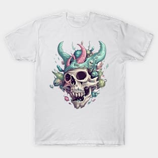 spooky demon skull T-Shirt